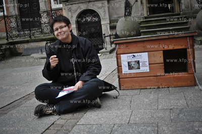 Akcja protestacyjna pt. Zerwijmy lancuchy! zorganizowana...