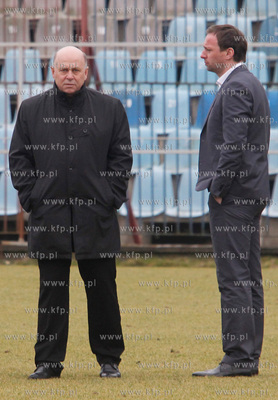 Prezes PZPN Grzegorz Lato w wizyta Szczecinie, gdzie...