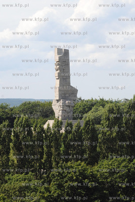 Pomnik Obroncow Wybrzeza na Westerplatte w Gdansku...