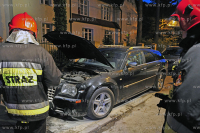 Sopot. Ulica Wybickiego 45. Ok. godziny 21 zapalil...