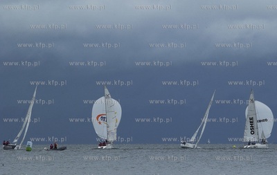 Sopot. Zatoka Gdanska k. Molo. Energa Sopot Match Race...