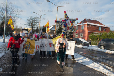 Słupsk. Po raz czwarty przez Słupsk przeszedł orszak...