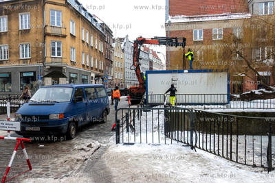 Rozpoczęcie prac remontowych na moście na ulicy Elżbietańskiej...
