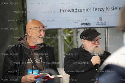 Gdynia, Bulwar Nadmorski. Plener Literacki. Nz. spotkanie...