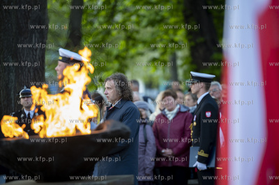 Sopot. Święto Narodowe Trzeciego Maja. Przemarsz...