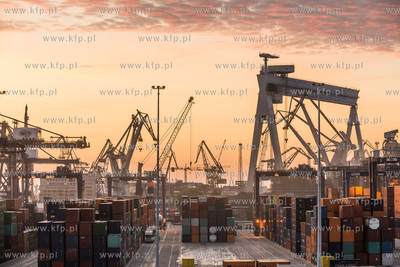 Gdynski Port, Gdynia Container Terminal (GCT). 22.09.2015...