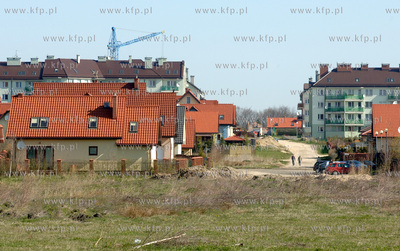 Gdansk Karczemki, widok od strony ul. Kartuskiej  w...
