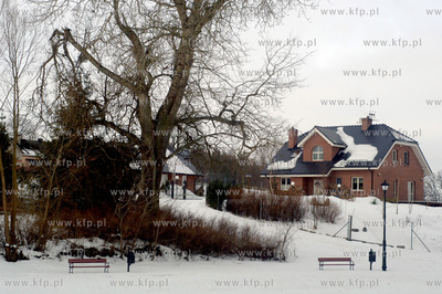 Zima we wsi Sulmin na Kaszubach. 18.02.2012. Fot. Konrad...