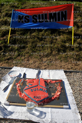 Otwarcie silowni zewnetrznej we wsi Sulmin na Kaszubach....