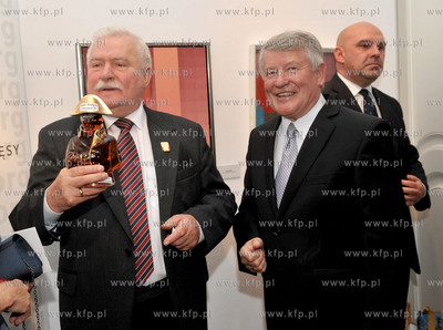 70 urodziny Lecha Walesy w oliwskim Palacu Opatow w...