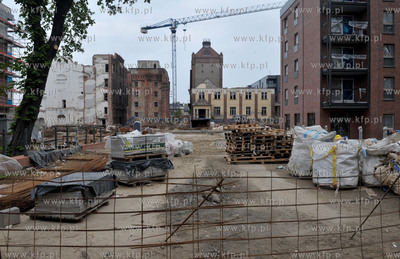 Gdansk Wrzeszcz. Osiedle Browar Gdanski podczas dnia...