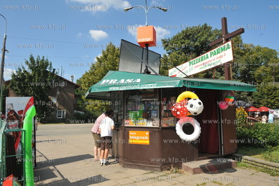 Kiosk na przystanek tramwajowy w Brzeźnie w Gdańsku....