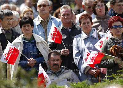 Gdansk. Uroczystosci rocznicowe z okazji obalenia komunizmu...