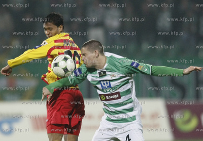 Gdansk. Mecz 1/2 finalu Remes Pucharu Polski w pilce...