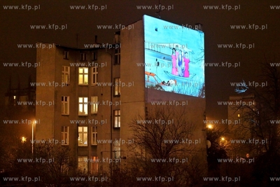 Gdansk. Dolne Miasto. Festiwal Narracje czyli wielkoformatowe...