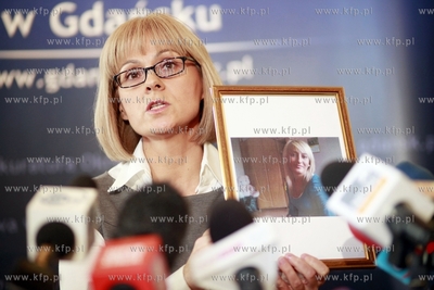 Gdansk. Prokuratura Okregowa.Konferencja prasowa, na...