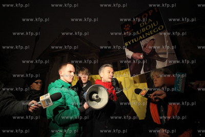 Manifestacja młodziezowki Ruchu Palikota, Partii Zieloni...