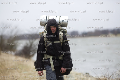 Mikoszewo. Maciej Boiński przeszedł ponad 1000 km....
