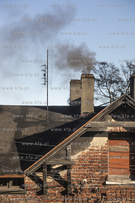 Dym z komina w gdańskiej Letnicy.
07.02.2020
fot....