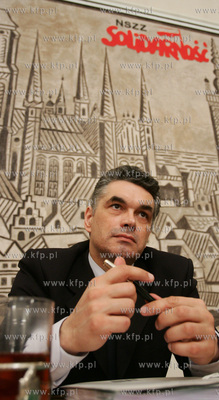 Gdansk. Krajowa Komisja NSZZ Solidarnosc, ktorej gosciem...