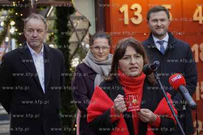 Gdańsk, ul. Bogusławskiego. Konferencja  prasowa...