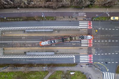 Tymczasowy tramwajowy przystanek końcowy na ul. Głębokiej,...