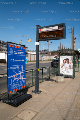 Zmiana organizacji ruchu tramwajów na odcinku Nowych...