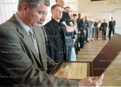 Uroczyste uhonorowanie zawodnikow drozyny Trefl za...