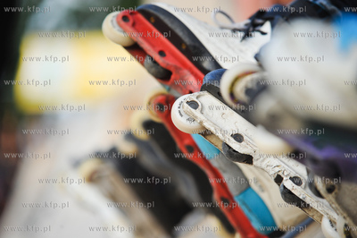 Gdansk. Plac Zebran Ludowych. Baltic Games, festiwal...