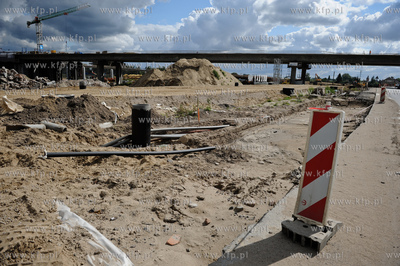 Gdansk. Budowa obwodnicy Poludniowej - wezla Lipce
02.09.2011
fot....
