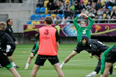 Gdynia. Stadion Miejski. Otwarty dla publicznosci trening...