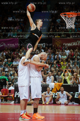 Sopot. Ergo Arena. Mecz pokazowy kosyzkowki Gortat...