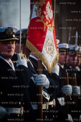 Port Wojenny w Gdyni. Ceremonia ostatniego opuszczenia...