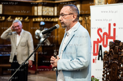 Gdansk. Dwor Artusa. Uroczystosc wreczenia Nagrod Prezydenta...