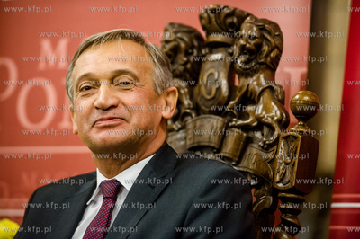 Gdansk. Ratusz Glownomiejski. Uroczystosc wreczenia...