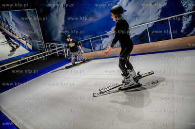 Gdansk. Oliwa. Centrum sportow zimowych Skimondo. Pierwszy...