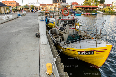 Port rybacki w Kuznicy. 19.08.2015 fot. Mateusz Ochocki...