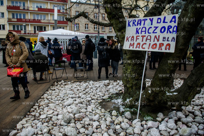 Gdynia. Strajk Obywatelski Komitetu Obrony Demokracji...