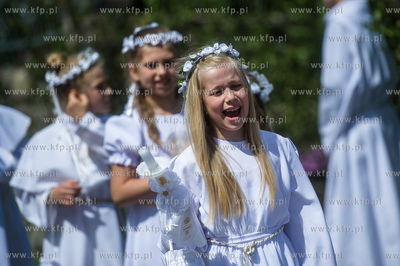 Szymbark. Procesja Bożego Ciała w Parafii św. Teresy...