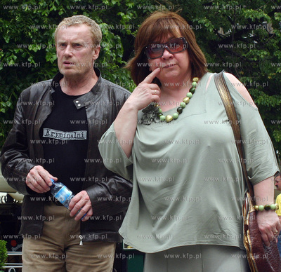 Daniel Olbrychski przebywajacy w Gdyni w zwiazku z...