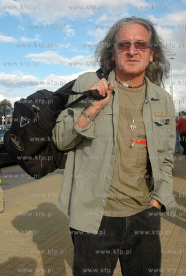 Grzegorz Markowski na lotnisku im. Lecha Walesy w Gdansk.
24.08.2006
fot....