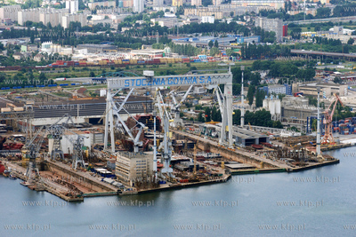 Gdynia z lotu ptaka. Nz. Stocznia Gdynia S.A.
29.06.2007
Fot....