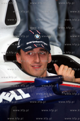 Warszawa. Robert Kubica na imprezie z cyklu Intel Racing...