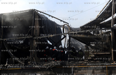 Kamien Pomorski/Zachodniopomorskie. Pozar hotelu socjalnego...