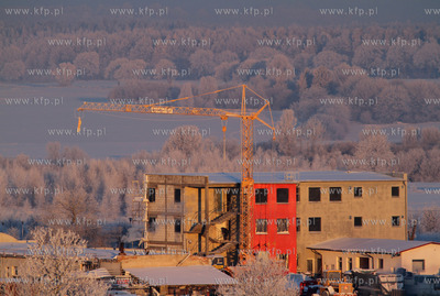 Gdansk, Rebiechowo. Mrozny poranek temperatura wynosila...