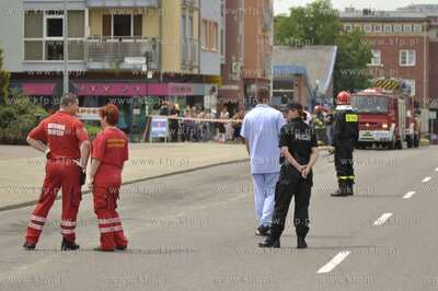 Koszalin. Proba samobojcza, mezczyzna wszedl na wieze...