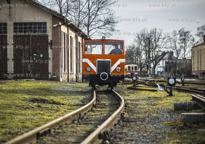 Zuławska Kolej Dojazdowa. Przejazd drezyna motorowa...
