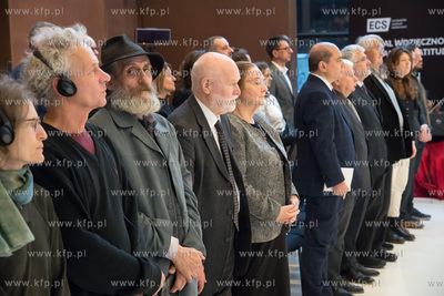Gdańsk, Europejskie Centrum Solidarności ECS. Wręczenie...
