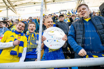 Betclic 1 Liga: Arka Gdynia - GKS Tychy. Na zdjęciu...