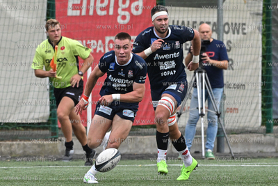 Stadion Ogniwa Sopot. Mecz rugby Energa Ogniwo Sopot...